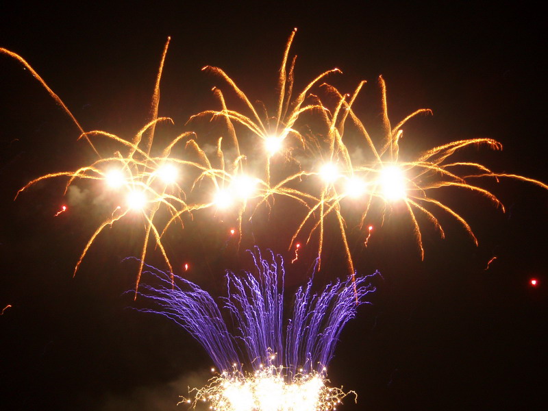 Веерный фейерверк