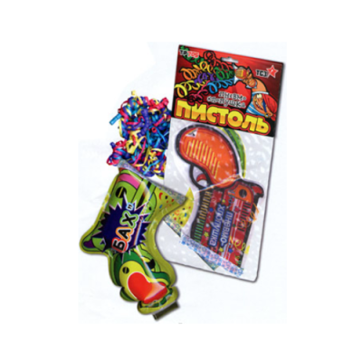 Пистоль Надувная хлопушка купить в Заринске | zarinsk.salutsklad.ru