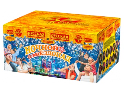Ночной звездопад Комбинированный Фейерверк купить в Заринске | zarinsk.salutsklad.ru