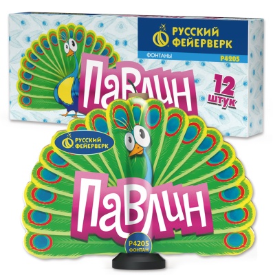 Павлин F Пиротехнический фонтан купить в Заринске | zarinsk.salutsklad.ru