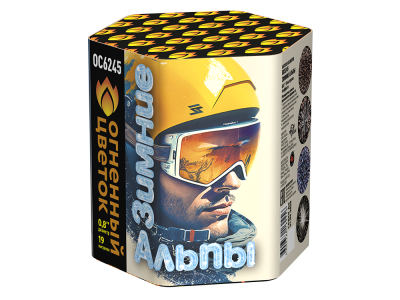 Зимние Альпы Батарея салютов купить в Заринске | zarinsk.salutsklad.ru