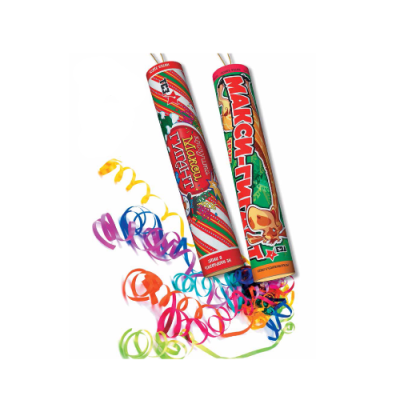 Макси-Гигант с серпантином Хлопушки купить в Заринске | zarinsk.salutsklad.ru