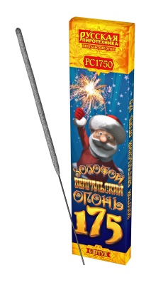 Золотой 175 мм. Бенгальские огни купить в Заринске | zarinsk.salutsklad.ru