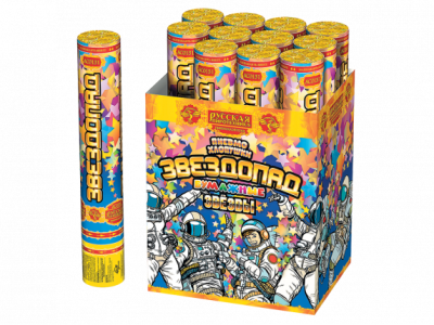 Звездопад 30 Пневматическая хлопушка купить в Заринске | zarinsk.salutsklad.ru