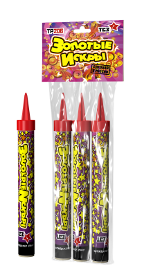 Золотые искры Пиротехнический фонтан купить в Заринске | zarinsk.salutsklad.ru