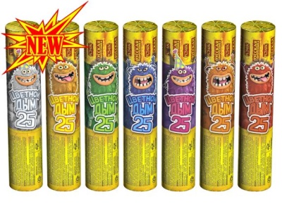 Цветной дым 25 Цветной дым купить в Заринске | zarinsk.salutsklad.ru